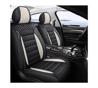ZSHYTWE Seat Covers Car Seat Cover Leather For Captur For Logan For Kadjar For Trafic For Scenic For Megane(White Black)