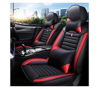 ZSHYTWE Seat Covers Universal Full Set Car Seat Cover For Buick For Enclave For Cascada For Encore For Lacrosse For Excelle Car Interior Seat Protector(B Bk Red 5 seat)