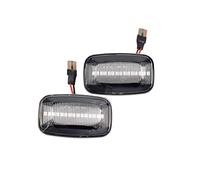 ZSHYTWE Side Marker Lights For Toyota For Land Cruiser 70 80 100 Series Dynamic Flowing Turn Signal Light Repeater 2Pcs Side Indicator Lamp(Dynamic Crystal)