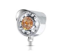 ZSHYTWE Third Brake Light 4 Inch Double Face 28 LED Head Stop Light 12/24V Halo Ring Bumper Addotional Warning Lamp For Truck Car Trailer Tractor Bus Boat(1pc LED Headlight)