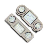 ZSHYTWE Third Brake Light Car Interior Dome Roof Lights 48 LED For Skoda For Yeti For Octavia For Superb 3T4 3T5(Rear Dome Light)