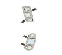 ZSHYTWE Third Brake Light Car Interior Dome Roof Lights 48 LED For Skoda For Yeti For Octavia For Superb 3T4 3T5(Fornt Dome light)