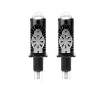 ZSHYTWE Third Brake Light For F50 LED H4 Projector Lens Headlight Bulb Aluminum 6000K White Plug&Play for Car Seden Motorcycle Light 12V Hi/Lo Beam Headlamp(L)