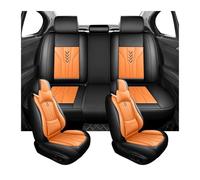 ZSHYTWE Vehicle Seat Covers For Toyota For Corolla For Wish For Hilux For Prius For Yaris For Cross For Camry Car Seat Covers(Orange+cushion)