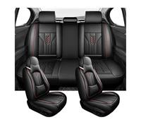 ZSHYTWE Vehicle Seat Covers For Toyota For Corolla For Wish For Hilux For Prius For Yaris For Cross For Camry Car Seat Covers(Black Red+cushion)