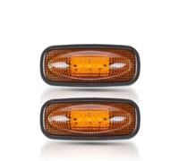 ZSHYTWE Wing Mirror Indicator 2pcs 3LED Front Rear Trailer Side Marker Clearance Indicator Turn Signal Light For SUV RV Truck UTE UTV 12V 24V Turn Signal Light(Yellow)