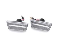 ZSHYTWE Wing Mirror Indicator For Chevy For Cruze J300 For Aveo For T300 For Orlando J309 LED Dynamic Side Turn Signal Light Sequential Blinker Lamp Turn Signal Light(Crystal)