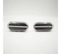 ZSHYTWE Wing Mirror Indicator For Dacia For Duster For Dokker For Lodgy 1 LED Dynamic Side Marker Turn Signal Lights Car Accessories Turn Signal Light(Clear)