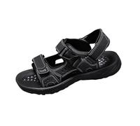ZSIQOII Sandals for women UK Orthopaedic hiking Sandals Open toe adjustable Velcro Arch support memory foam sports shoes orthopedic sandals women seaside escapes summer outings Black 4