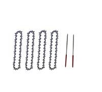 ZSjing 4 Inch Chainsaw Chain, File Electric Chain Saw Guide Replacement Mini Steel Chainsaw Chains Garden Tool