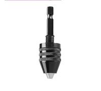 ZSjing Drill Chuck 0.3-8mm Self-Tighten Electric Drill Bits Collet Fixture Tools 1/4" Hex Shank Quick Change Converter