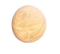 ZSJPDP Modern Minimalist Style Natural Alabaster Wall Lamp, G4 Screw Marble Wall Sconce, Hard Wire Connection Interior Wall Light, Living Room Dressing Table Bedroom Decorative Lighting Fixture