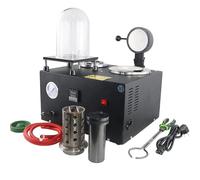 ZSJSM 2L Vacuum Casting Machine - Digital Investment Casting Furnace up to 2100°F, Lost Wax Cast & Gold/Silver Melting Kit with Graphite Crucible for Scrap Metal