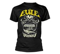 ZSJSZSD Evile Underworld Yellow Logo T Shirt