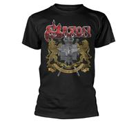 ZSJSZSD Saxon 40 Years T-Shirt Black