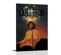 ZSJUMK Aretha FranklinCanvas Murals Waterproof Scratch Resistant UV Resistant Elegant Home And Office Decoration Classic Modern DesignFrame-style08x12inch(20x30cm)