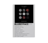 ZSJUMK BLURRYFACE TWENTY ONE PILOTSCanvas Murals Waterproof Scratch Resistant UV Resistant Elegant Home And Office Decoration Classic Modern DesignUnframe-style16x24inch(40x60cm)