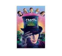 ZSJUMK Charlie And The Chocolate FactoryCanvas Murals Waterproof Scratch Resistant UV Resistant Elegant Home And Office Decoration Classic Modern DesignUnframe-style16x24inch(40x60cm)