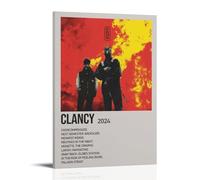 ZSJUMK Clancy Twenty One PilotsCanvas Murals Waterproof Scratch Resistant UV Resistant Elegant Home And Office Decoration Classic Modern DesignFrame-style24x36inch(60x90cm)