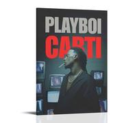 ZSJUMK Die Lit-Playboi CartiCanvas Murals Waterproof Scratch Resistant UV Resistant Elegant Home And Office Decoration Classic Modern DesignFrame-style12x18inch(30x45cm)