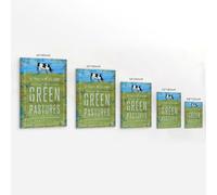 ZSJUMK He Makes Me Lie Down in Green PasturesCanvas Murals Waterproof Scratch Resistant UV Resistant Elegant Home And Office Decoration Classic Modern DesignFrame-style16x24inch(40x60cm)