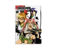ZSJUMK Highschool of The DeadCanvas Murals Waterproof Scratch Resistant UV Resistant Elegant Home And Office Decoration Classic Modern DesignUnframe-style16x24inch(40x60cm)