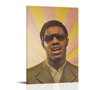 ZSJUMK Stevie WonderCanvas Murals Waterproof Scratch Resistant UV Resistant Elegant Home And Office Decoration Classic Modern DesignFrame-style20x30inch(50x75cm)