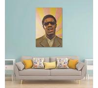 ZSJUMK Stevie WonderCanvas Murals Waterproof Scratch Resistant UV Resistant Elegant Home And Office Decoration Classic Modern DesignUnframe-style16x24inch(40x60cm)