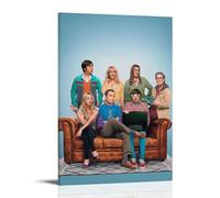 ZSJUMK The Big Bang TheoryCanvas Murals Waterproof Scratch Resistant UV Resistant Elegant Home And Office Decoration Classic Modern DesignFrame-style24x36inch(60x90cm)