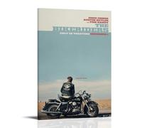 ZSJUMK The BikeridersCanvas Murals Waterproof Scratch Resistant UV Resistant Elegant Home And Office Decoration Classic Modern DesignFrame-style12x18inch(30x45cm)