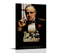 ZSJUMK The GodfatherCanvas Murals Waterproof Scratch Resistant UV Resistant Elegant Home And Office Decoration Classic Modern DesignFrame-style08x12inch(20x30cm)