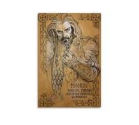 ZSJUMK Thorin Oakenshield The HobbitCanvas Murals Waterproof Scratch Resistant UV Resistant Elegant Home And Office Decoration Classic Modern DesignUnframe-style12x18inch(30x45cm)