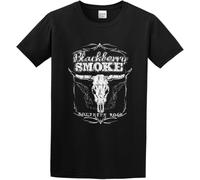 ZSKKCNUK BlackBerry Smoke Men's 100% Cotton Casual T-Shirt