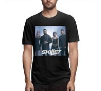 ZSKKCNUK POLDBBs Skillet Band Man T Shirts Casual Fashion Trend