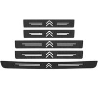 ZSKNT 5 Pcs Car Sill Protectors Sticker for Citroen C3 I Picasso 2013-2017, Anti-ScratchLasting and Waterproof Interior Accessories Self-Adhesive Easy to Install