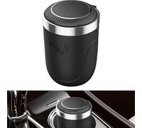 ZSKNT Car Ashtray for Renault Clio IV/4 (Bj.2013-2017), Portable Flame Retardant Vehicle Ashtray High Temperature Resistant,Detachable,Large Capacity Stainless Steel Ashtray