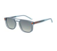 ZSLBBKDU Sunglasses Retro Flat Top Double Bridge Gradient Lens