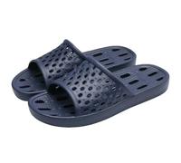 ZSLFCBD Summer Slippers Shower Shoes Women Quick Dry Pool Sandals With Drain Holes Bathroom Slides Lightweight Home Slippers-blue-38