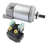 Zsoog 18757 Starter Motor for Yamaha Grizzly 350 2007-2014 Wolverine 350 2006-2009 YFM35 YFM350 Bruin 2004-2006 YZF600R YZF 600R 1997-2007 YZF600R 599cc Engine 2000-2007 SMU0269, 3HE-81800-00-00