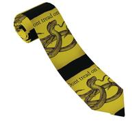 ZSOSIXDEAL Men's Necktie Dont tread on me Classic Silk Skinny Woven Jacquard for Men Tie