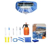 ZSPLIT-MAIR Mini Split Cleaning Kit，Mini Split Cleaning Bag，Split Air Conditioner Cleaning Cover，Split Ac Unit Cleaning Bag（15pcs，Royal Blue，Medium Size:68-98cm/27.55-39.37 Inch）