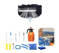 ZSPLIT-MAIR Mini Split Cleaning Kit，Mini Split Cleaning Bag，Split Air Conditioner Cleaning Cover，Split Ac Unit Cleaning Bag（15pcs，Black，Large Size:94-132cm /37.4-51.18 inch）