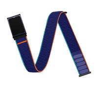 Zspoly 22mm Nylon Sport Ankle/Arm Band Compatible with Amazfit Helio Strap, Elastic Braided Bicep Band Replacement for Garmin Venu 3/Venu 2/Vivoactive 4 & Forerunner 570-47mm/265/255/255 Music