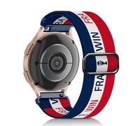Zspoly Football World Cup 2026 Bracelet Compatible with Samsung Galaxy Watch 4/5/6/7/FE Strap 40 mm 44 mm/5 Pro/Watch 4 & 6 Classic/Active 2 40 mm 44 mm/Watch3 41 mm, 20 mm Nylon Elastic Band for