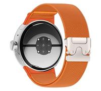 Zspoly Nylon Pixel Watch 4 Strap 45 mm for Google Pixel 1/2/3 41 mm Watch Bracelets for Men Parachute Closure Stretchy Sporty Braided Fabric Elastic Bracelet Women, 41mm, Nylon, No gemstone