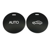 ZSQGHGH Car Interior Mouldings Car Console AC Air Conditioning AUTO Volume Buttons Sequins Cover Stickers Trim For Mercedes For Benz C E CLS GLK Class W204 W212 Car Interior Moulding Trim(Black)