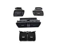 ZSQWRFRG Air Conditioning Vent For VW For Passat CC B6 B7 R36 3AD 819 728A 701A 702A Car LHD Chrome Piano Paint Dashboard Air Conditioning Outlet Vent Vents(Piano Black B 4pcs)