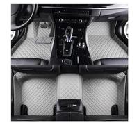 ZSQWRFRG Car Floor Mats Custom Luxury Leather Car Floor Mat For Tesla For Model Y 2023 Car Mat Full Set Waterproof Accessories Car Mat Set(Gray)