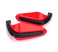 ZSQWRFRG Handlebar Hand Guards 2PCS 22mm 7/8" Motorcycle Hand Handlebar Handle Bar Guards Handguard Turn Signal Lamp Motocross Dirt Bike Motobike Accessories Motorbike Hand Guard(Red)