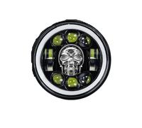 ZSQWRFRG Motorcycle Headlights Motorcycle 5-3/4" LED Headlight Turn Signal 5.75" For Sportster XL 1200 For Dyna For Iron 883 Front Headlight